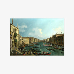 Regatta on the Grand Canal by Bernardo Bellotto