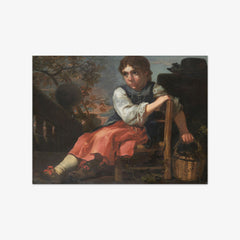 Sitting Girl by Bernhard Keil