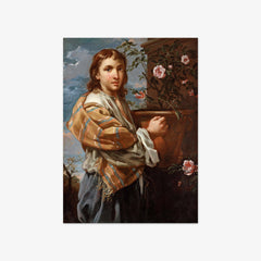 A Boy with a Bowl of Roses by Bernhard Keil