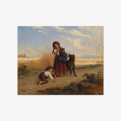 Children on the Way to the Harvest Field by Bernhard Reinhold