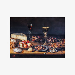 Still Life with Glasses by Pieter Claesz