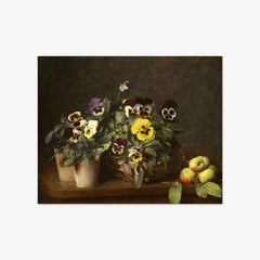 Still Life with Pansies by Henri Fantin-Latour