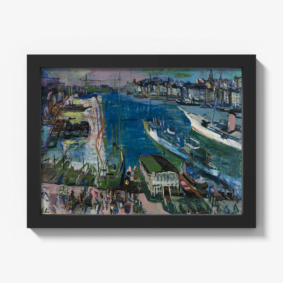 Oskar Kokoschka - Marseille, Harbor II – monalisaprints