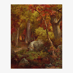 William Trost Richards - October - Poster